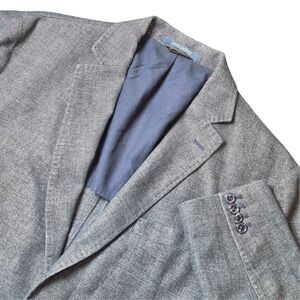 Massimo Dutti Men's Large Dyed Jacket Italian Fabric Blazer Sport Coat